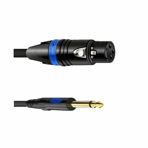 6.35mm TRS Male to XLR Female Balanced Audio Cable 6 Feet