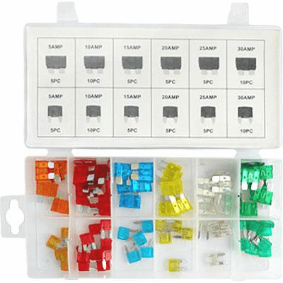 Automotive 80pc Automotive Car Truck Fuse Box Assortment Kit