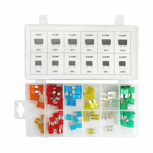 Automotive 80pc Automotive Car Truck Fuse Box Assortment Kit