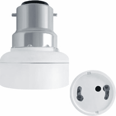 B22 to GU24 Light Lamp Bulb Adapter Converter