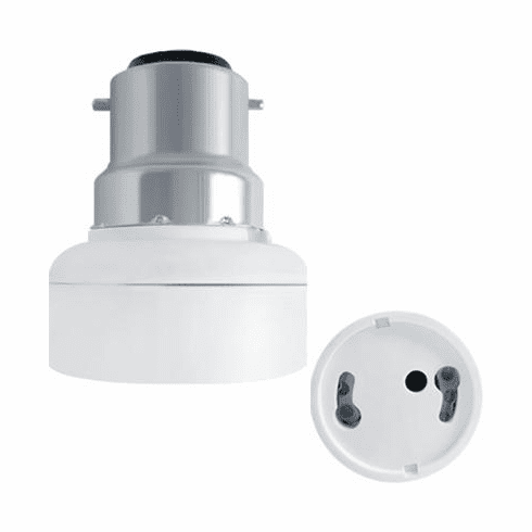B22 to GU24 Light Lamp Bulb Adapter Converter