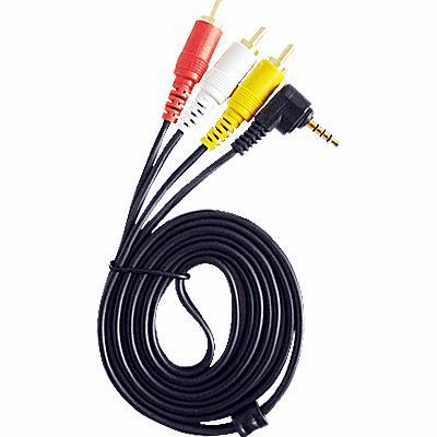 Composite AV Cable for Panasonic HDC-HS100 HDC-HS300