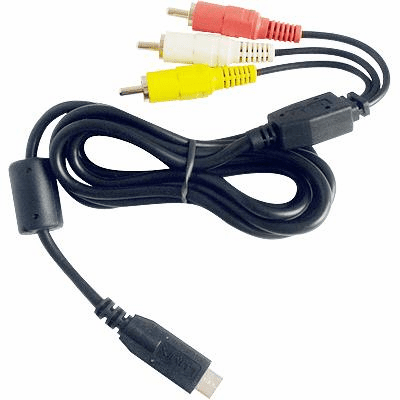Composite AV Cable for Panasonic Lumix DMC-FT1 DMC-FT2 DMC-FZ100