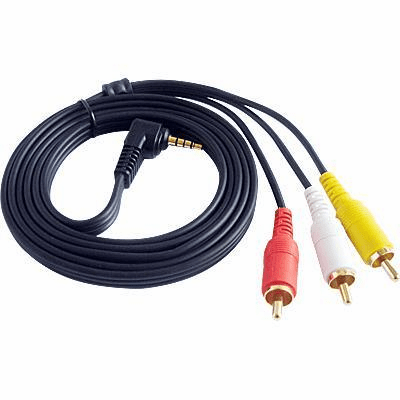 Composite AV Cable for Samsung SC-MS15BL SC-MS15S SC-MX20