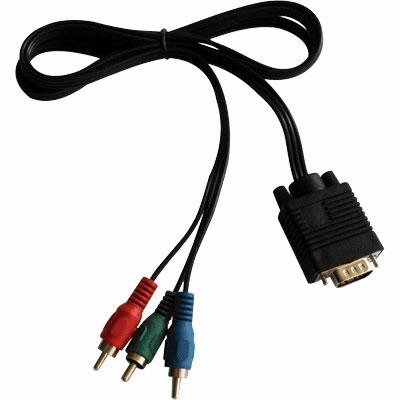Comprehensive HR Pro Series VGA HD15 to 3x RCA Cable