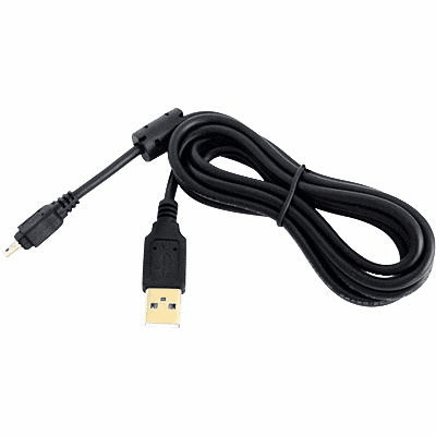 Computer USB Cable for Sony Cybershot DSC-W180 DSC-W190