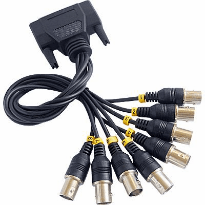 DB25 male to 8 BNC male Cable