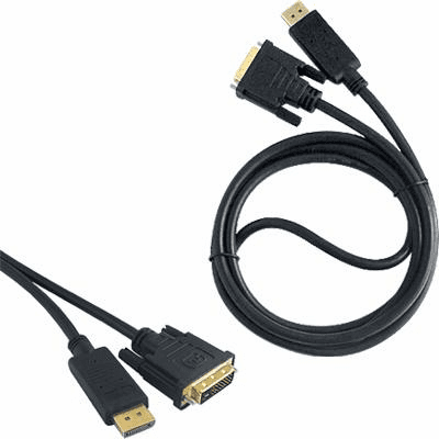 DisplayPort Male to DVI Male Cable
