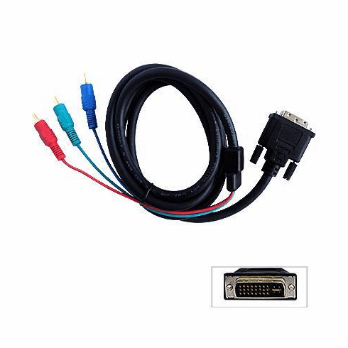 DVI to Component RCA Cable 6 feet