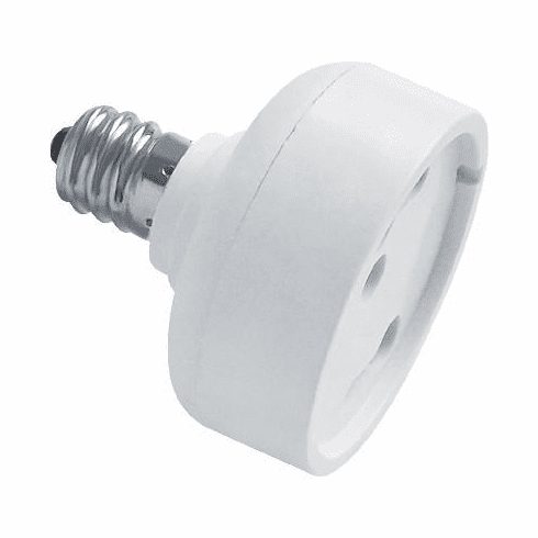 E12 to GU24 Light Lamp Bulb Adapter Converter