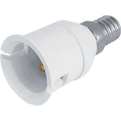 E14 to B22 Bulb Converter
