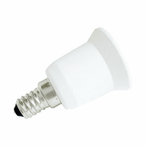 E14 to E27 Light Lamp Bulb Adapter Converter