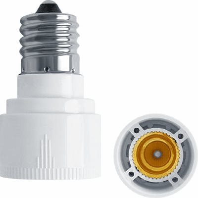 E17 to E14 Socket Bulb Adapter Converter