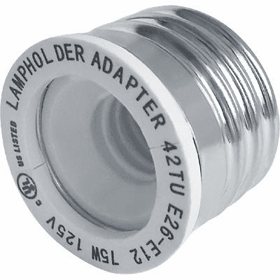 E26 to E12 Light Lamp Bulb Adapter Converter