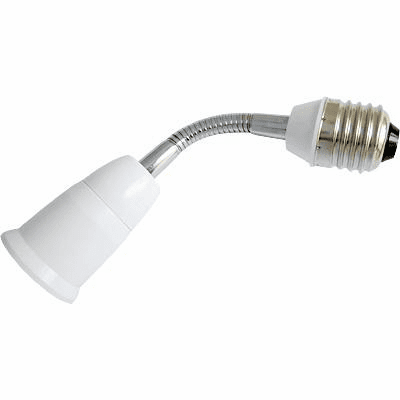 E27 Lamp Bulb Extension Adapter