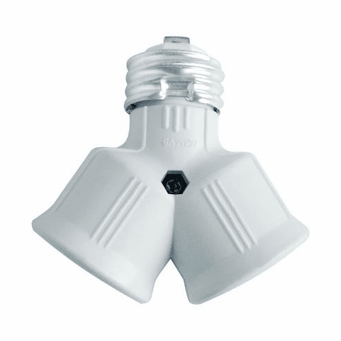 E27 Split Light Lamp Bulb Adapter Converter