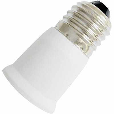 E27 to E27 Light Lamp Bulb Adapter Converter