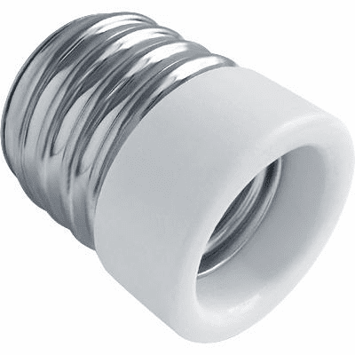 E39 to E26 E27 Ceramic Lamp Bulb Adapter Converter