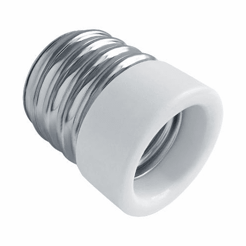 E39 to E26 E27 Ceramic Lamp Bulb Adapter Converter