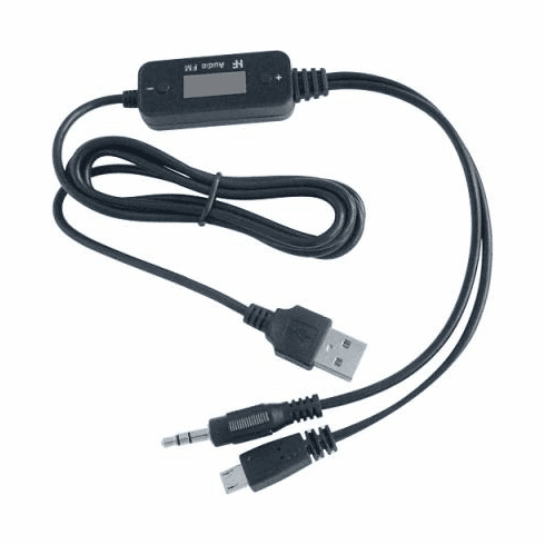 FM Transmitter with Car Charger for iPod, iPhone