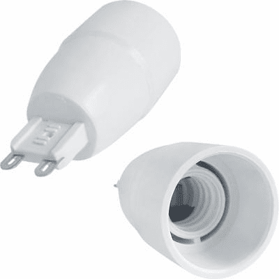 G9 to E14 Light Lamp Bulb Adapter Converter