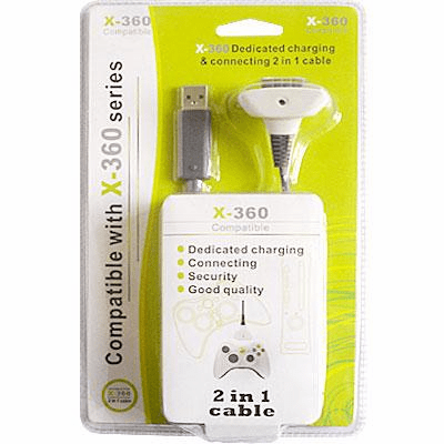 Game Controller Charging Cable for Xbox 360