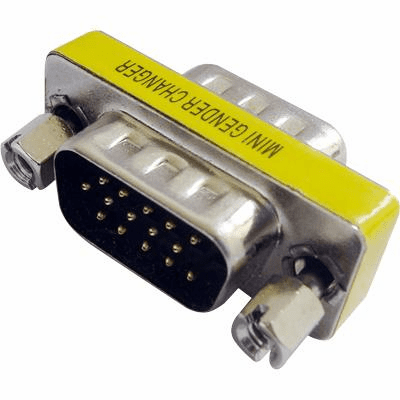 HD15 VGA M/M Mini Gender Changer