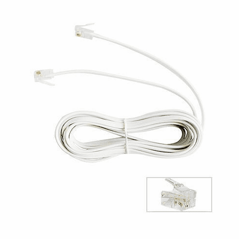 High Speed Internet Modem Cable - Phone cable 12"