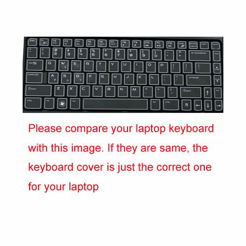 Keyboard Cover for Dell Alienware M11x