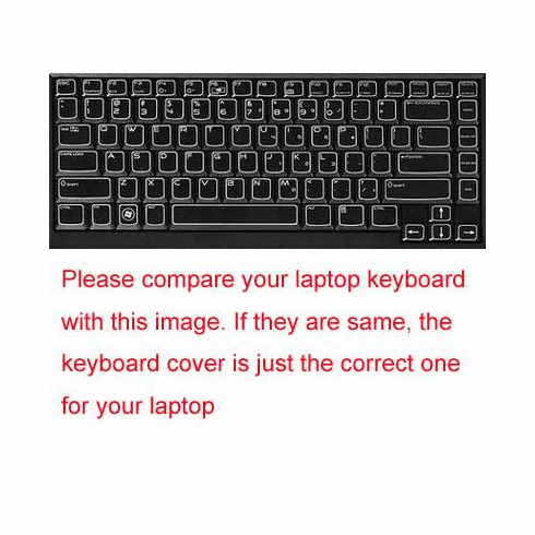 Keyboard Cover for Dell Alienware M14x M15x