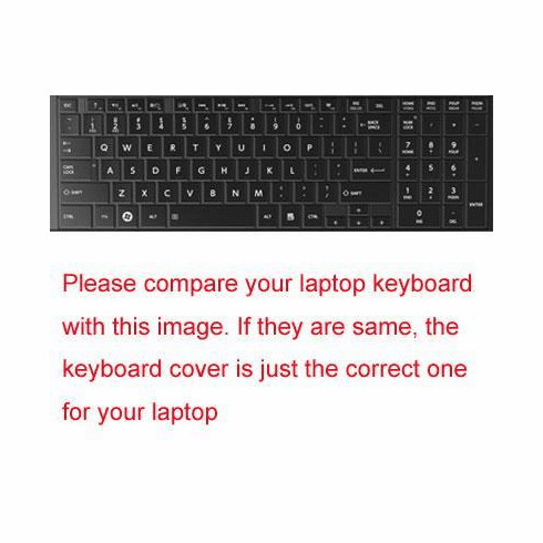 Keyboard Cover for Toshiba Satellite C850