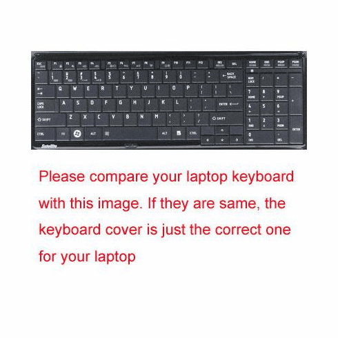 Keyboard Cover for Toshiba Satellite L650 L650D L655 L655D