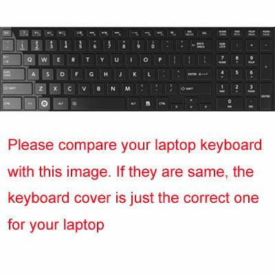 Keyboard Cover for Toshiba Satellite L850 L850D L855 L855D
