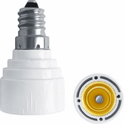Light Lamp Bulb Adapter Converter E12 to E17