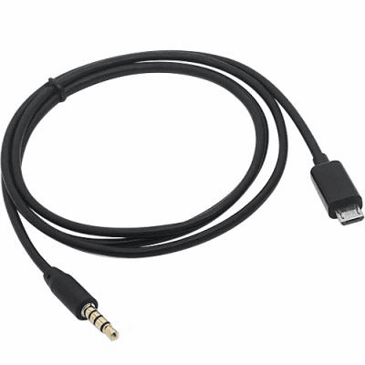 Micro USB to 3.5mm Microphone Adapter Cable