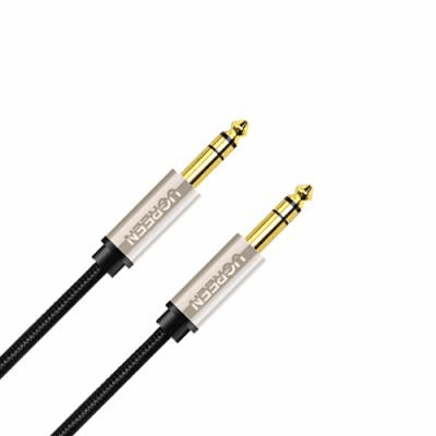 Microphone Balanced Audio 6.35mm 1/4 Inch Male to Male Cable 5"