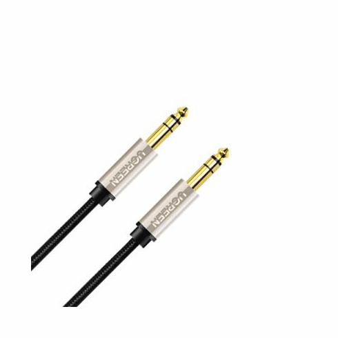 Microphone Balanced Audio 6.35mm 1/4 Inch Male to Male Cable 5"