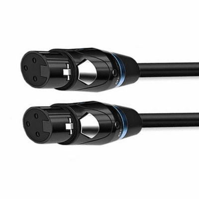 Microphone Balanced Audio XLR Female to Female Cable 6"