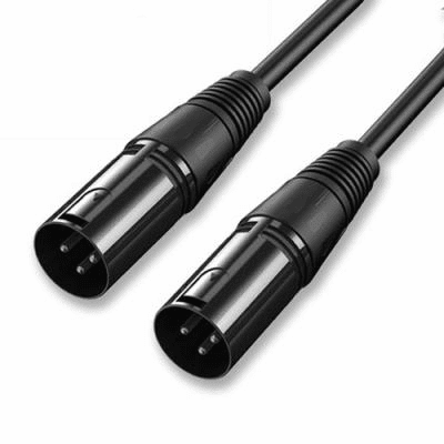 Microphone Balanced Audio XLR Male to Male Cable 6"