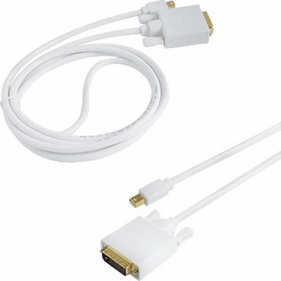 Mini DisplayPort thunderbolt to DVI Male Adapter Cable