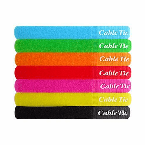 Nylon Cable Tie - black blue yellow red pink orange green