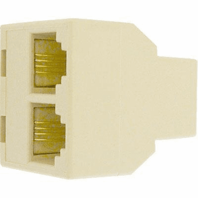 Phone splitter Duplex Wall Jack Adapter