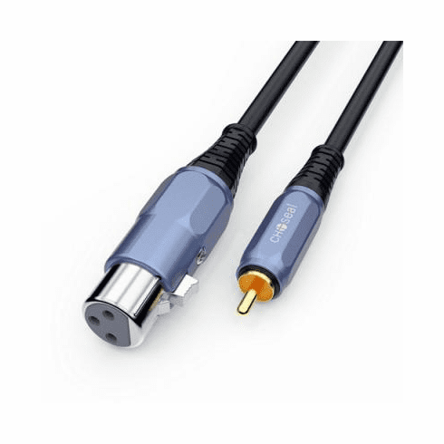 RCA Male to XLR Female Balanced Audio Cable 6 Feet