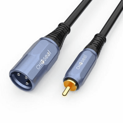 RCA Male to XLR Male Balanced Audio Cable