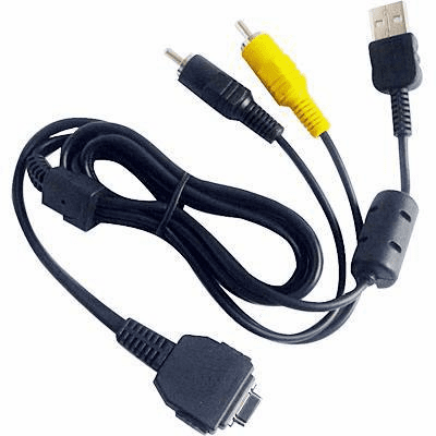 Sony VMC-MD1 Compatible AV & USB Cable