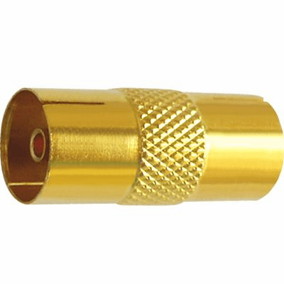 TV Coax Connector Gender Changer Adapter F/F