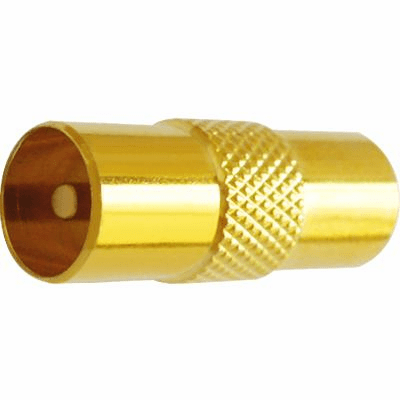 TV Coax Male To Male Adapter Audio Converter Adapter