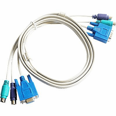 Universal 3-in-1 KVM Switch Cable
