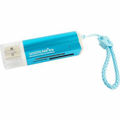 USB 2.0 SD SDHC Mini SD MMC RS-MMC TF Card Reader Writer