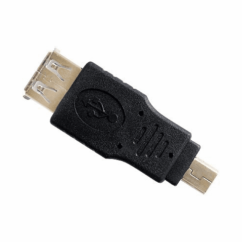 USB A Female to Mini USB Male B 5 Pin Converter